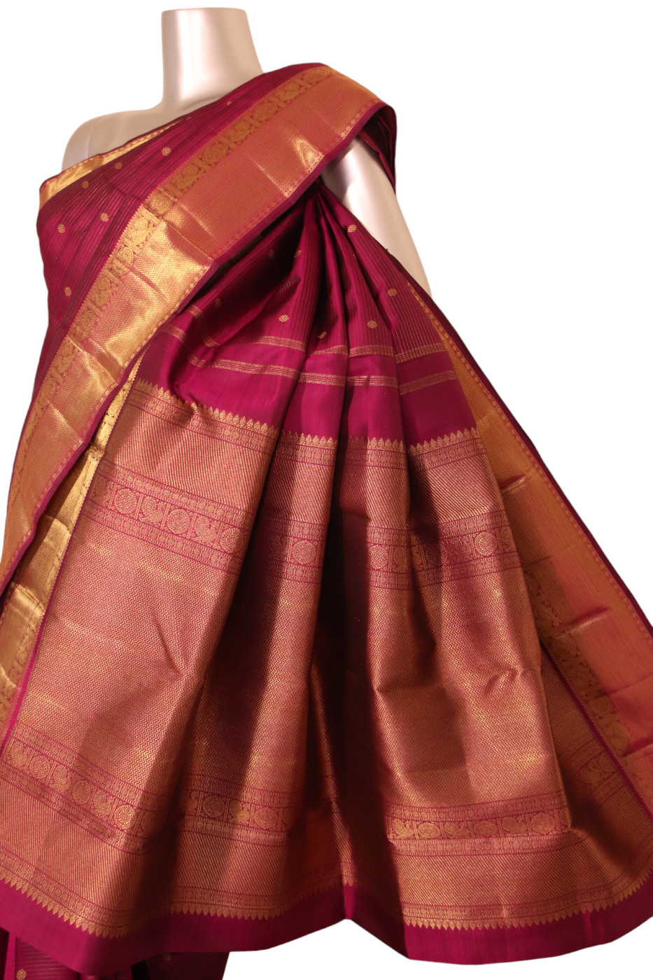 Bridal Vaira Oosi Kanjeevaram Silk Saree AJ211459